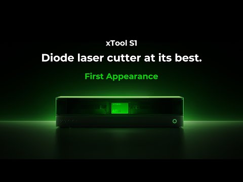 xTool S1 First Appearance! World Best Enclosed Diode Laser Cutter